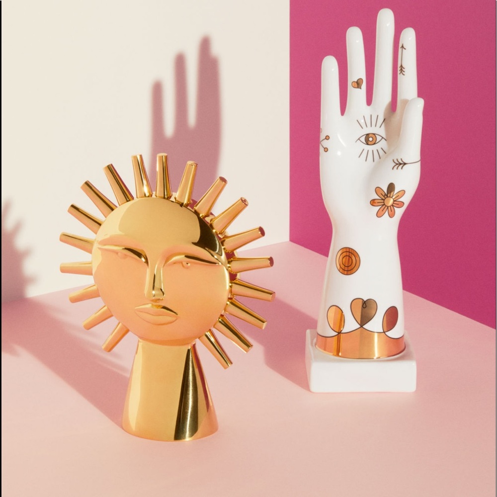 JONATHAN ADLER for H&M Brass Sun Sculpture *RARE*